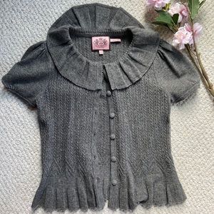 Vintage juicy couture button up sweater